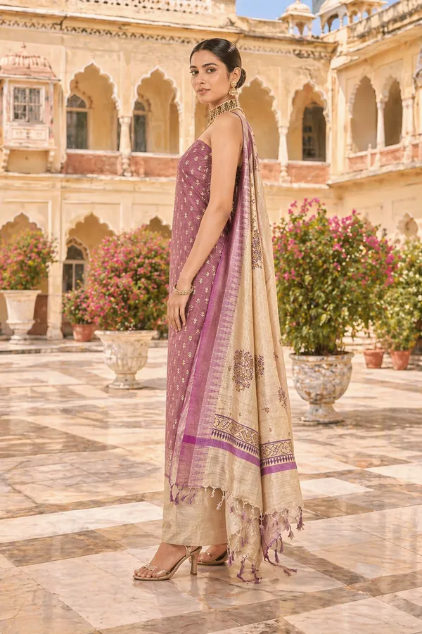 Pink_Banarasi_Silk_Unstitched_Suit_Set_For_Women