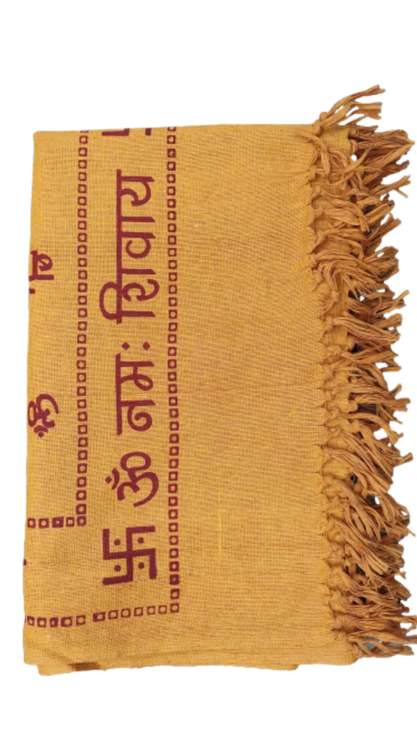 Yellow_Cotton_Shawl_For_Men