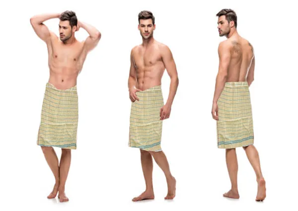 Yellow_Cotton_Towel_For_Men