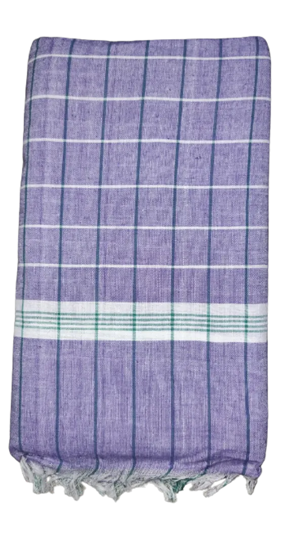 Blue_&_White_Cotton_Gamcha/Towel_Wrap_For_Men