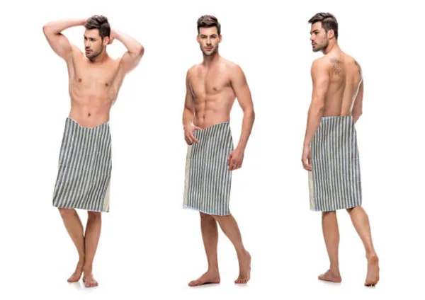 Grey_&_White_Cotton_Towel_For_Men