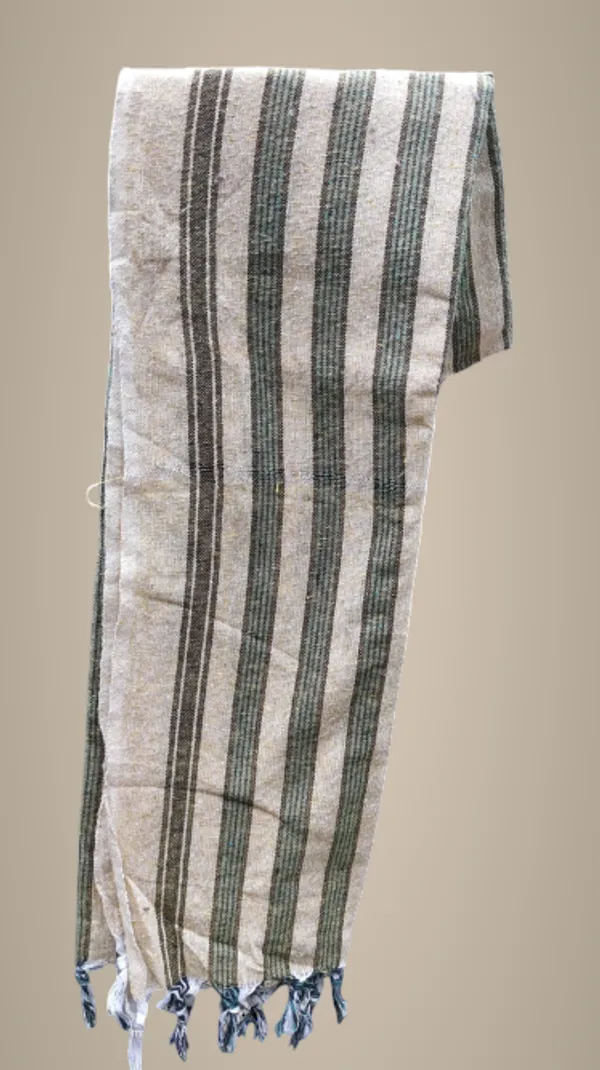 Grey_&_White_Cotton_Scarf_For_Men