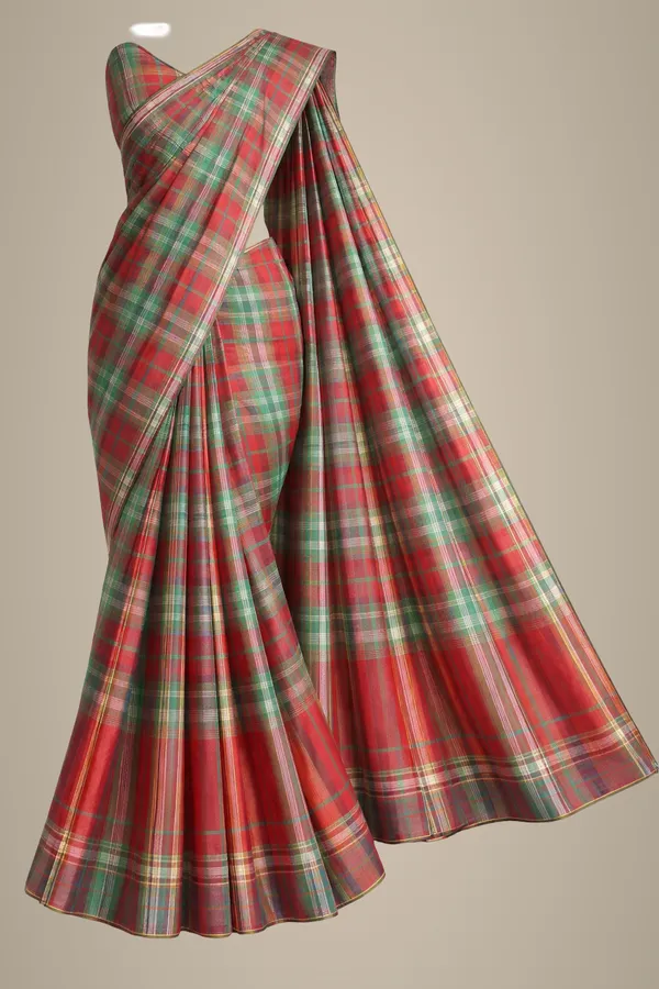 Red_&_Green_Silk_Saree_For_Women