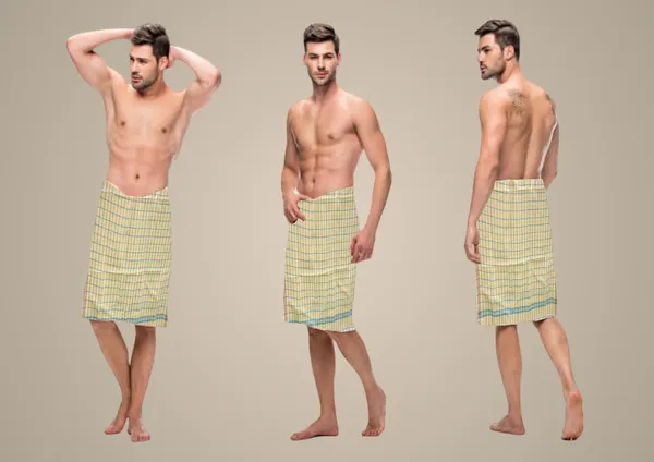 Yellow_Cotton_Towel_For_Men