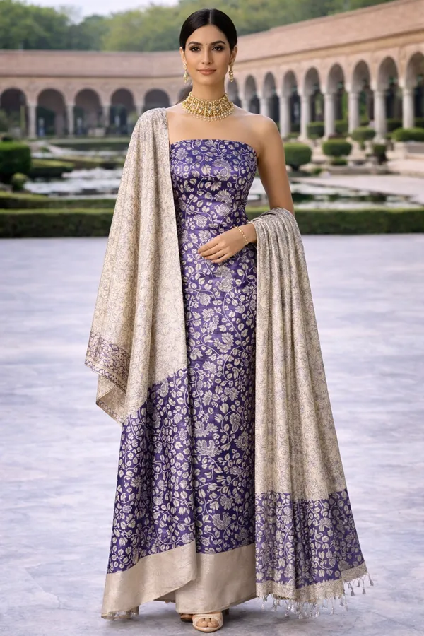 Purple_Banarasi_Silk_Suit_For_Women_(Unstitched)