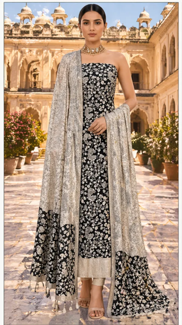 Carbon_black_Cotton_Suit_Set_For_Women