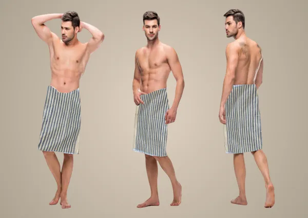 Grey_&_White_Cotton_Towel_For_Men