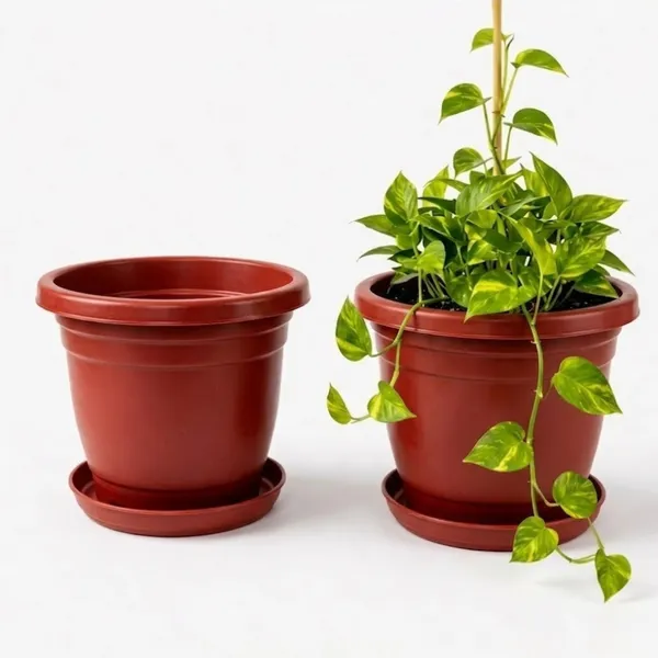 Brown_Plastic_Terracotta_Finish_Premium_Planter_For_Balcony,_Garden_And_Home_Decor