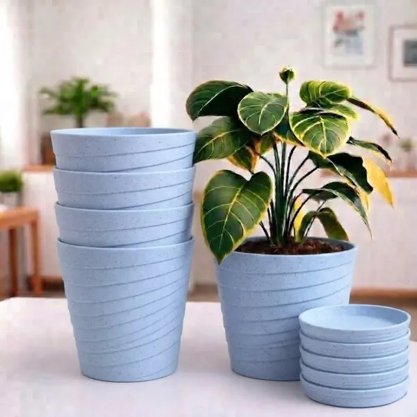 Cyan_Plastic_Premium_Planter_For_Home,_Garden_And_Balcony