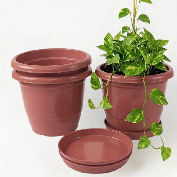 Brown_Plastic_Terracotta_Finish_Premium_Planter_For_Balcony,_Garden_And_Home_Decor