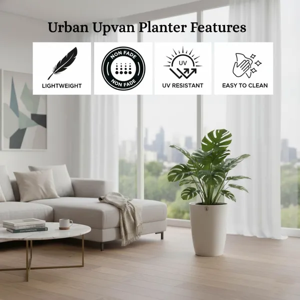 White_Plastic_Premium_Tower_Planter_For_Vertical_And_Tall_Plants