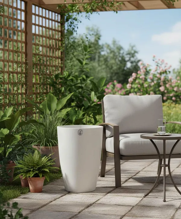White_Plastic_Premium_Tower_Planter_For_Vertical_And_Tall_Plants