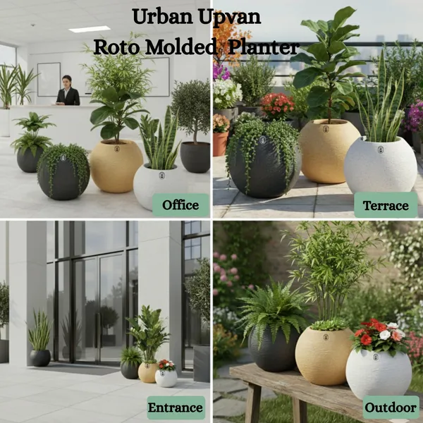 White_Plastic_Premium_Planter_For_Indoor_And_Outdoor_Gardening