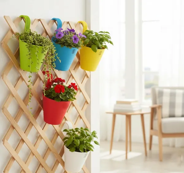 Multicolour_Plastic_Premium_Hanging_Planter_For_Secure_Vertical_Gardening