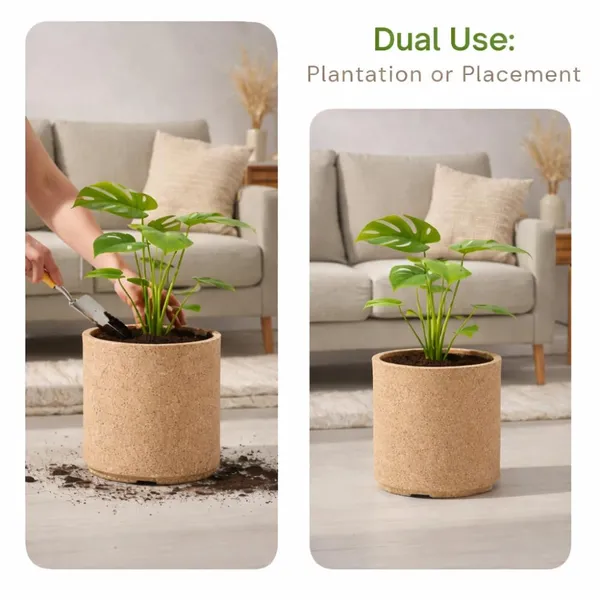 Beige_Plastic_Premium_Tower_Planter_For_Tall_Ornamental_Plants