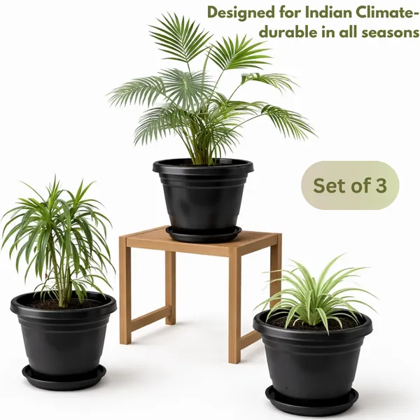 Black_Plastic_Premium_Planter_For_Balcony,_Garden_And_Home_Decor