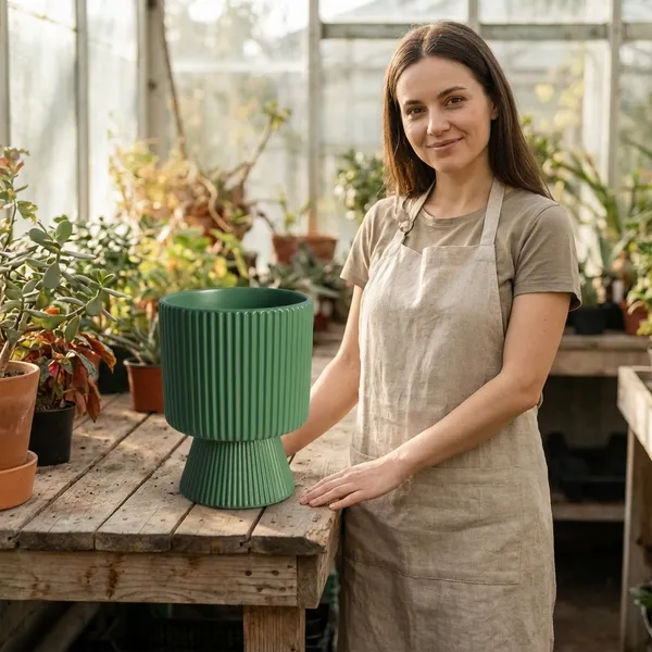 Green_Ceramic_Premium_Planter