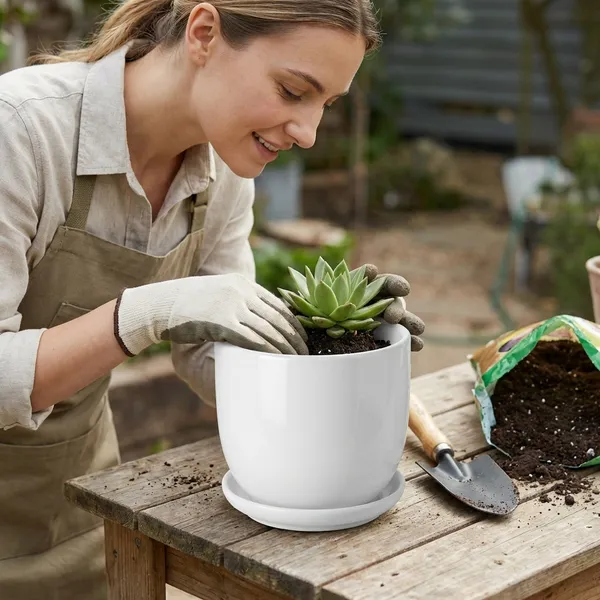 White_Ceramic_Premium_Planter_For_Modern_Elegant_Home_And_Office_Decor