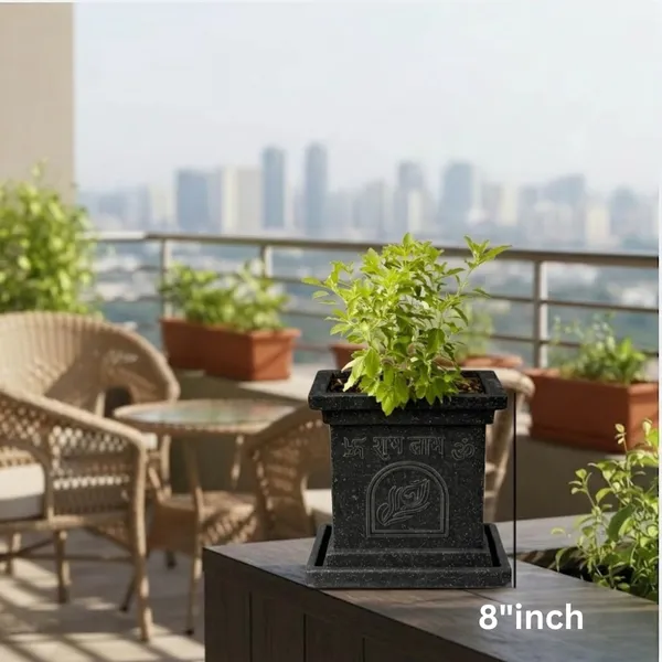 Brown_Polymer_Premium_Tulsi_Planter_For_Living_Room,_Balcony,_Office