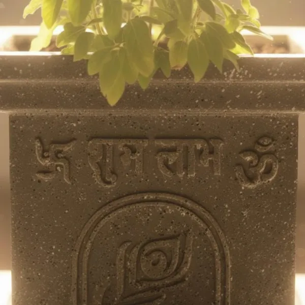 Black_Polymer_Premium_Tulsi_Planter_For_Living_Room,_Balcony,_Office
