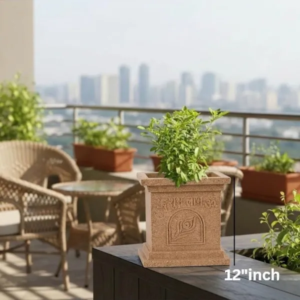 Beige_Polymer_Premium_Tulsi_Planter_For_Living_Room,_Balcony,_Office