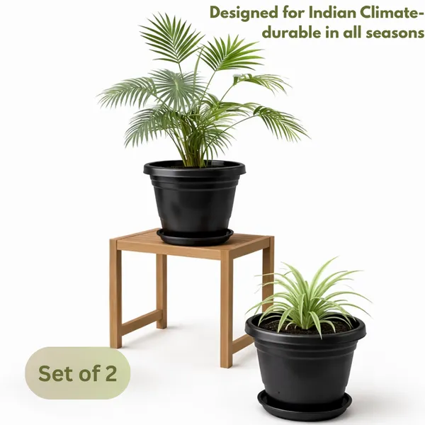 Black_Plastic_Premium_Planter_For_Balcony,_Garden_And_Home_Decor