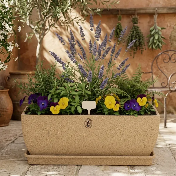 Beige_Plastic_Premium_Planter_For_Balcony_And_Office_Gardening