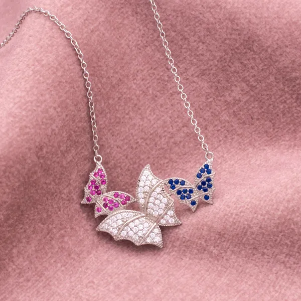 Butterflies_in_Vibrant_multi-colors_in_925_Silver_by_SVADEZI