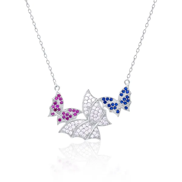Butterflies_in_Vibrant_multi-colors_in_925_Silver_by_SVADEZI