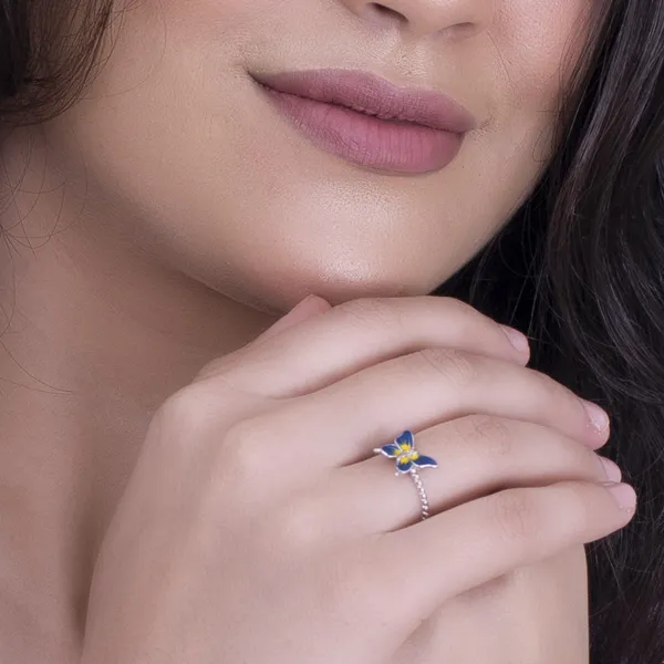 Enamel_Butterfly_ring_in__925_Silver_by_SVADEZI
