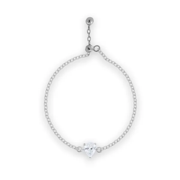 Exclusive_Silver_Chain_Ring_Quartz_Drop_in_925_Silver_by_SVADEZI