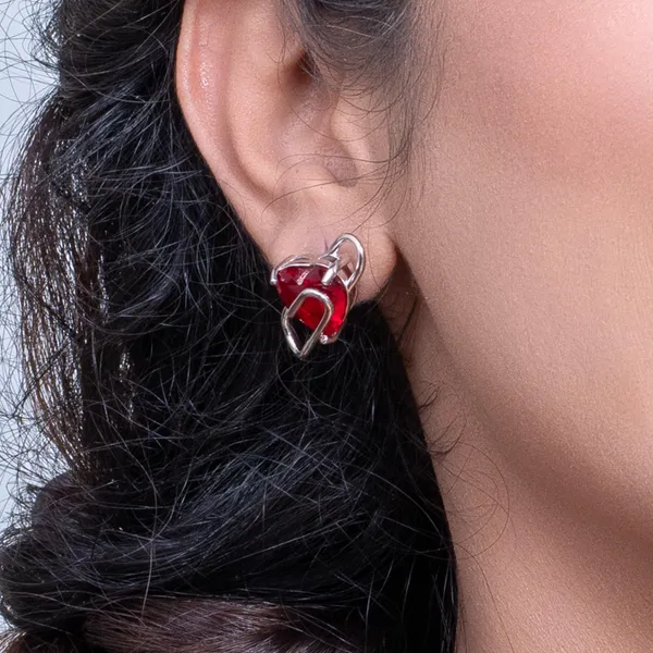 Heart_and_Lock_Earrings_in_925_Silver_by_SVADEZI