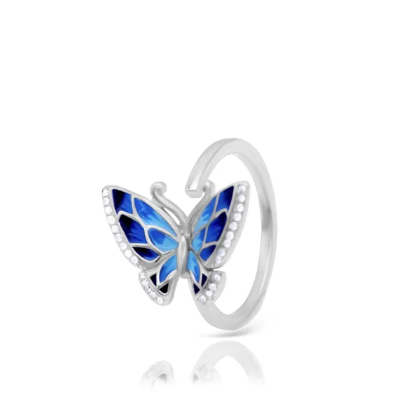 Mystic_Blue_Butterfly_Adjustable_Ring_in_925_Silver_by_SVADEZI