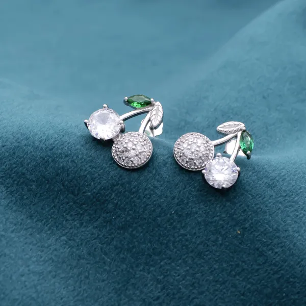 Nature's_simplicity_5A_Grade_Zirconium_Earrings_in_925_Silver_by_SVADEZI
