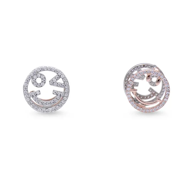 Smiley_dual-tone_studs_in_925_Silver_by_SVADEZI