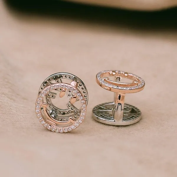 Smiley_dual-tone_studs_in_925_Silver_by_SVADEZI