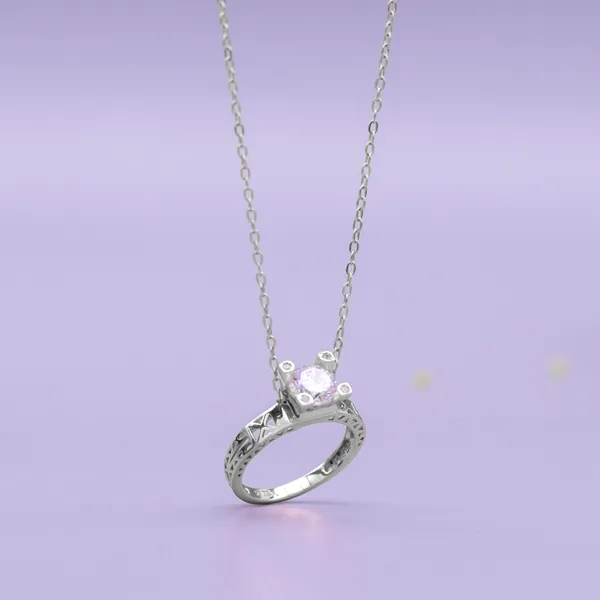 Solitaire_ring_motif_chain_pendant_in_925_Silver_by_SVADEZI