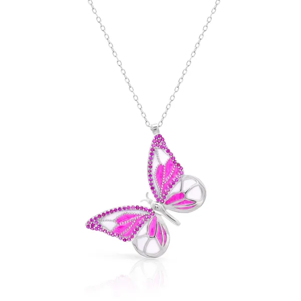 Whimsical_Elegance_Butterfly_Crafted_with_grey_and_pink_Enamel_in_925_Silver_by_SVADEZI