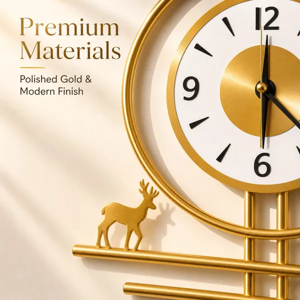 Megorah_Luxury_Modern_Geometric_Wall_Clock_|_Premium_Gold_Metal_Designer_Wall_Art_Clock_for_Living_Room,_Bedroom_&_Office