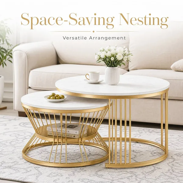 Megorah_Imperial_Aurum_Symphony_Nesting_Table_Ensemble_|18*16_inch_|