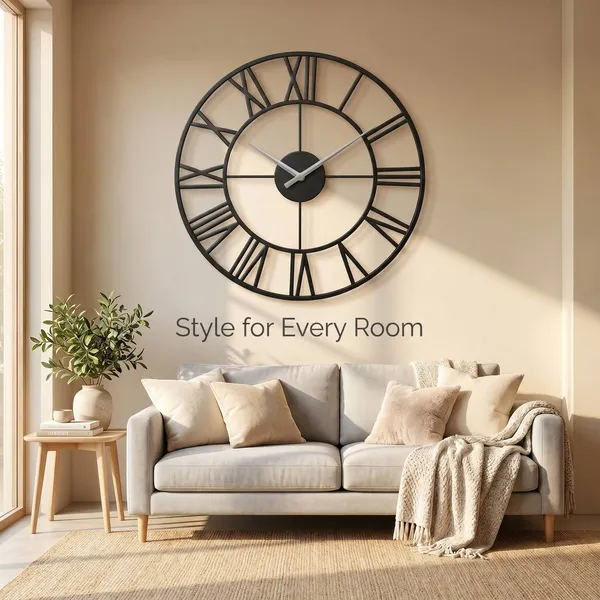 Megorah_Meridian_|_Oversized_Skeleton_Wall_Clock_with_Roman_Numerals