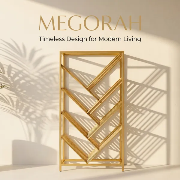 Megorah_Veyron_Luxe_Gold_Geometric_Sculpture_–_Modern_Decorative_Metal_Art_Accent_for_Premium_Interiors