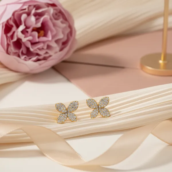 Gold_Plated_Blossom_Cz_Flower_Stud_Earrings_For_Women