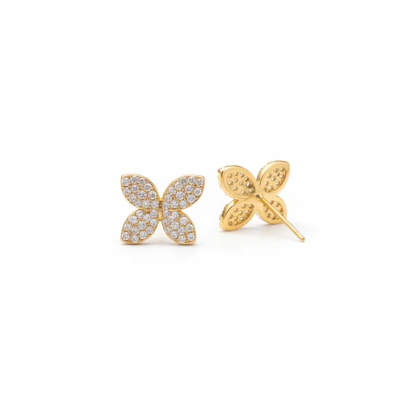 Gold_Plated_Blossom_Cz_Flower_Stud_Earrings_For_Women
