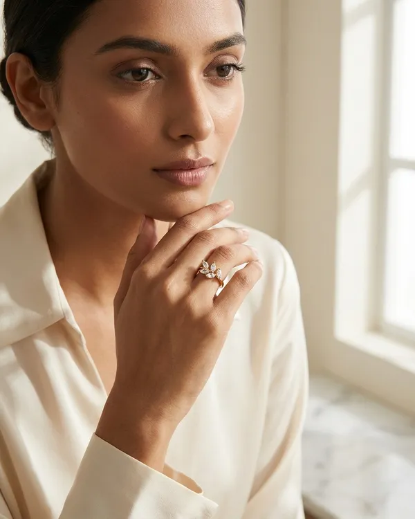 Crystal_Leaf_Ring_for_Women_|_Gold_Plated_Marquise_Cut_Crystal_Leaf_Design_Ring_|_Minimal_Fashion_Adjustable_Ring_for_Girls