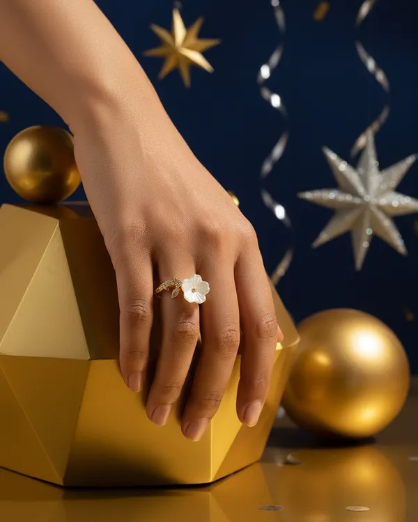 Floral_Pearl_Ring_for_Women_|_Gold_Plated_Mother_of_Pearl_Flower_Ring_with_Crystal_Leaf_Design_|_Minimal_Fashion_Ring_for_Girls