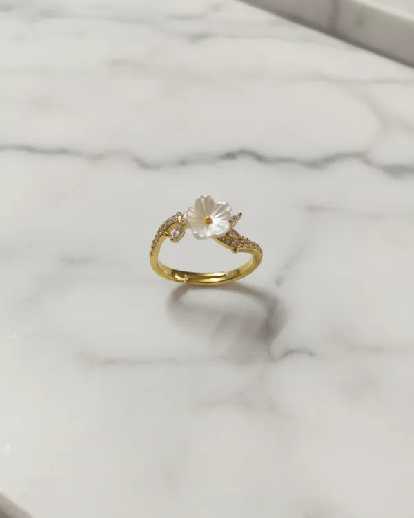 Floral_Pearl_Ring_for_Women_|_Gold_Plated_Mother_of_Pearl_Flower_Ring_with_Crystal_Leaf_Design_|_Minimal_Fashion_Ring_for_Girls