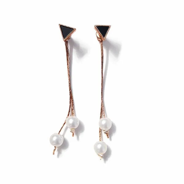 Rosegold_Pearl_Tassel_Earrings