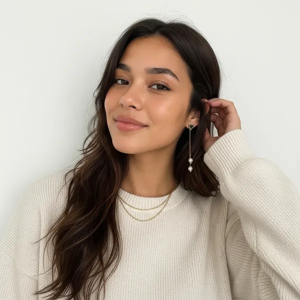 Rosegold_Pearl_Tassel_Earrings