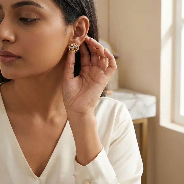 Gold_Plated_Floral_Stud_Earrings_for_Women
